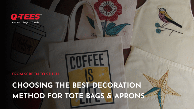 best decoration method for tote bags and aprons